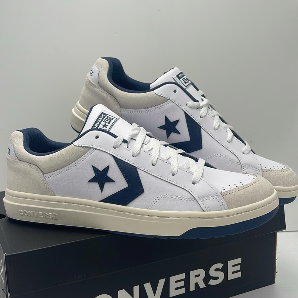Converse Men’s Sneakers A10124C
PRO BLAZE CLASSIC OX WHITE/NAVY/VAPOROUS GRAY - Picture 7 of 16